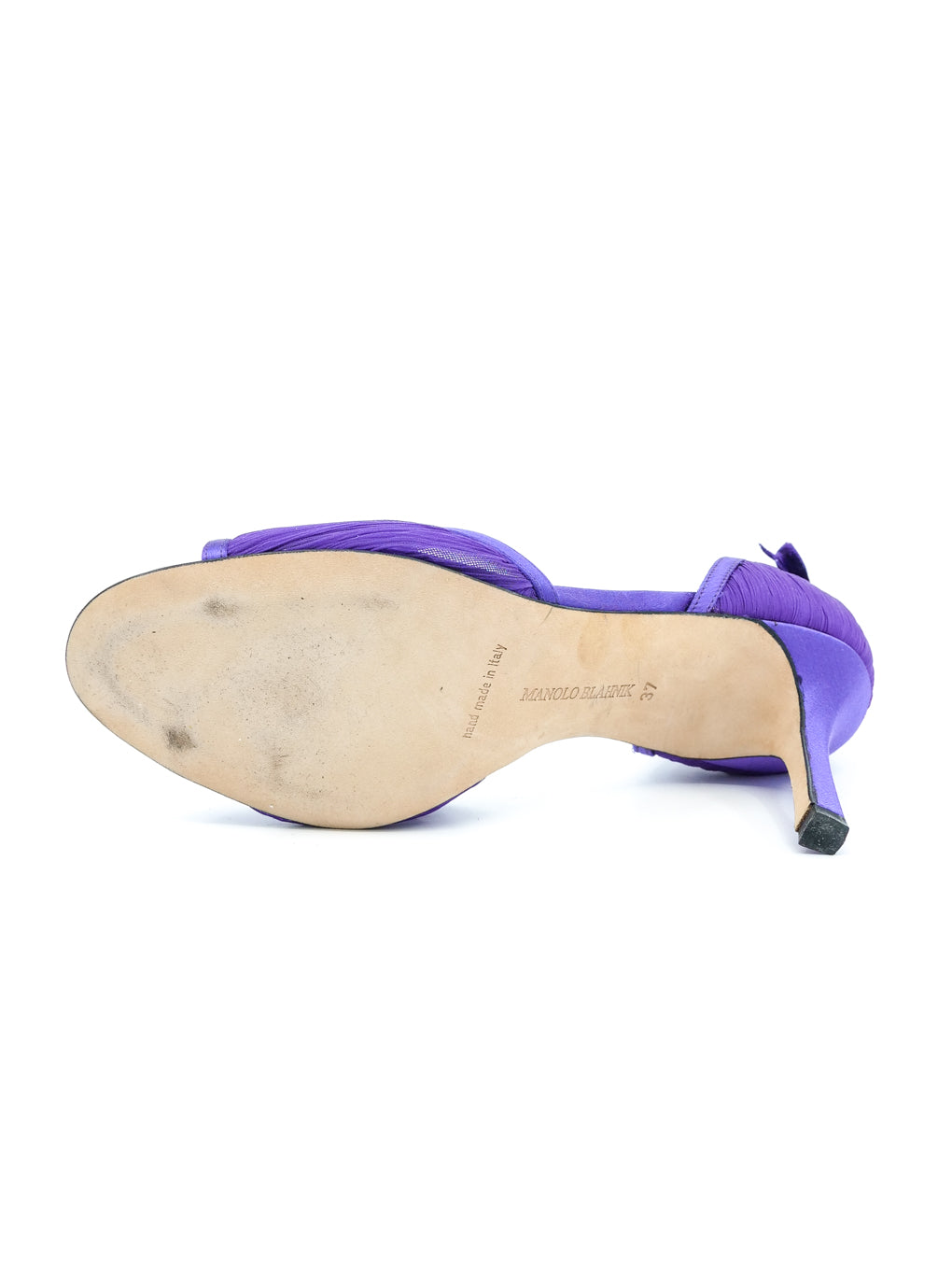 靴 MANOLO BLAHNIK 37 Manolo Blahnik Bow Accent D'Orsay Pumps, 37
