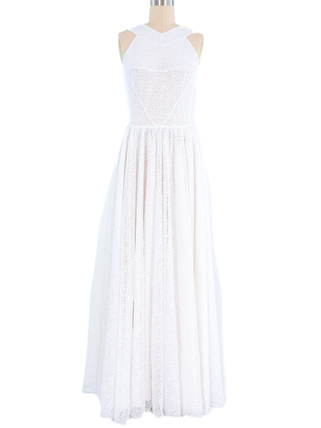 Alaia Crochet Lace Gown