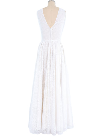 Alaia Crochet Lace Gown