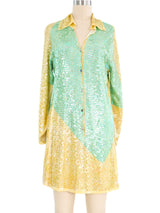Fendi Sequined Mini Dress Dress arcadeshops.com
