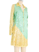 Fendi Sequined Mini Dress Dress arcadeshops.com