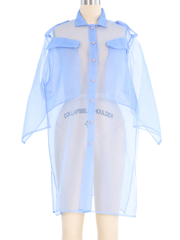 Gottex Oversized Sheer Cover Up Top arcadeshops.com