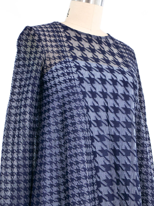 Christian Dior Houndstooth Top Top arcadeshops.com