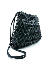 1997 Chanel Woven Leather Drawstring Bag Accessory arcadeshops.com