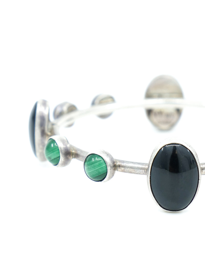 Semi Precious Sterling Bangle Accessory arcadeshops.com