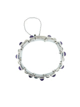 Mexican Sterling Silver and Amethyst Bracelet Jewelry arcadeshops.com