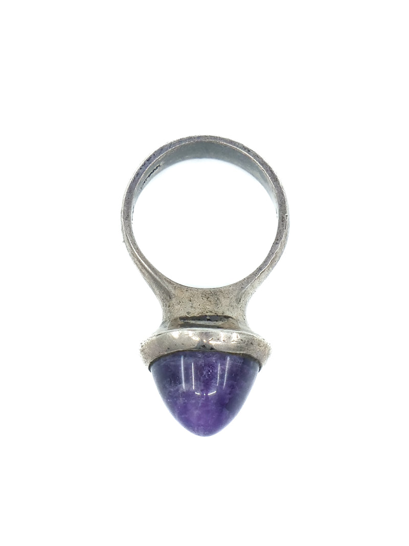 Sterling Silver Amethyst Point Ring Jewelry arcadeshops.com