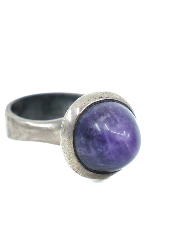 Sterling Silver Amethyst Point Ring Jewelry arcadeshops.com