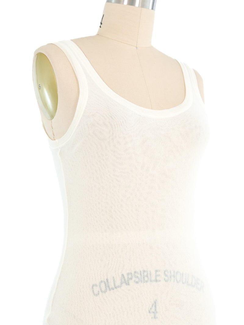 Jean Paul Gaultier Mesh Tank Top Top arcadeshops.com
