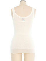 Jean Paul Gaultier Mesh Tank Top Top arcadeshops.com