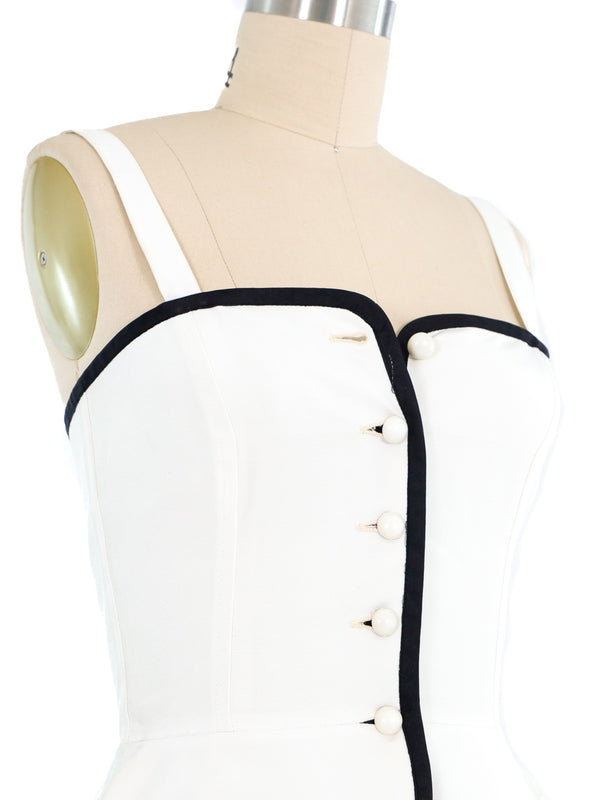 Yves Saint Laurent Peplum Bustier Top Top arcadeshops.com