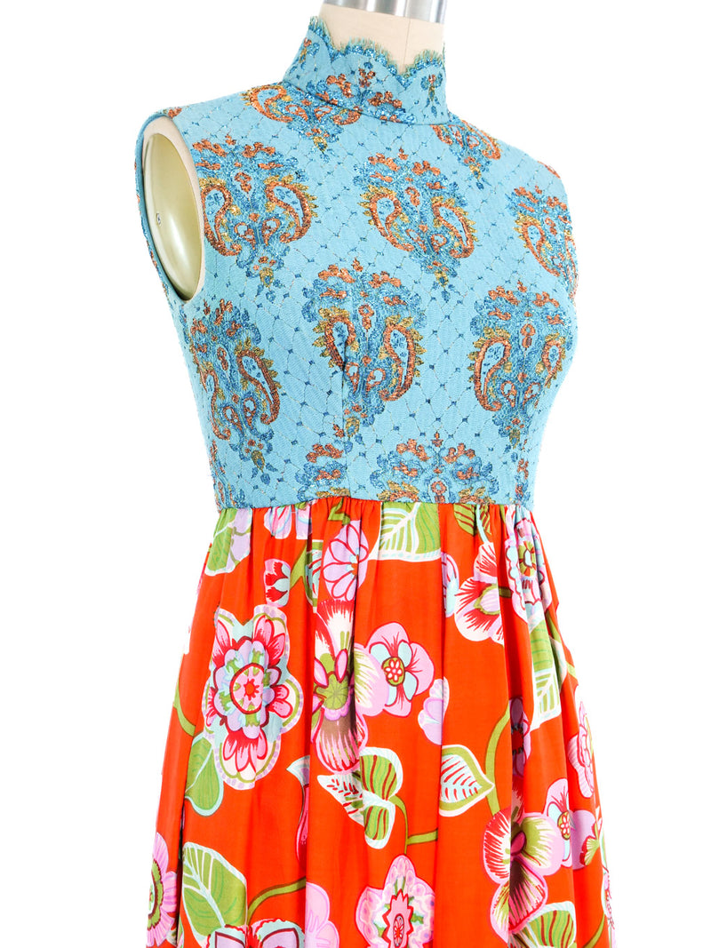 Wilson Folmar Colorblock Printed Palazzo Jumpsuit Jumpsuit arcadeshops.com