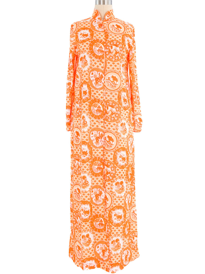 Donald Brooks Novelty Printed Jersey Dress Dress arcadeshops.com