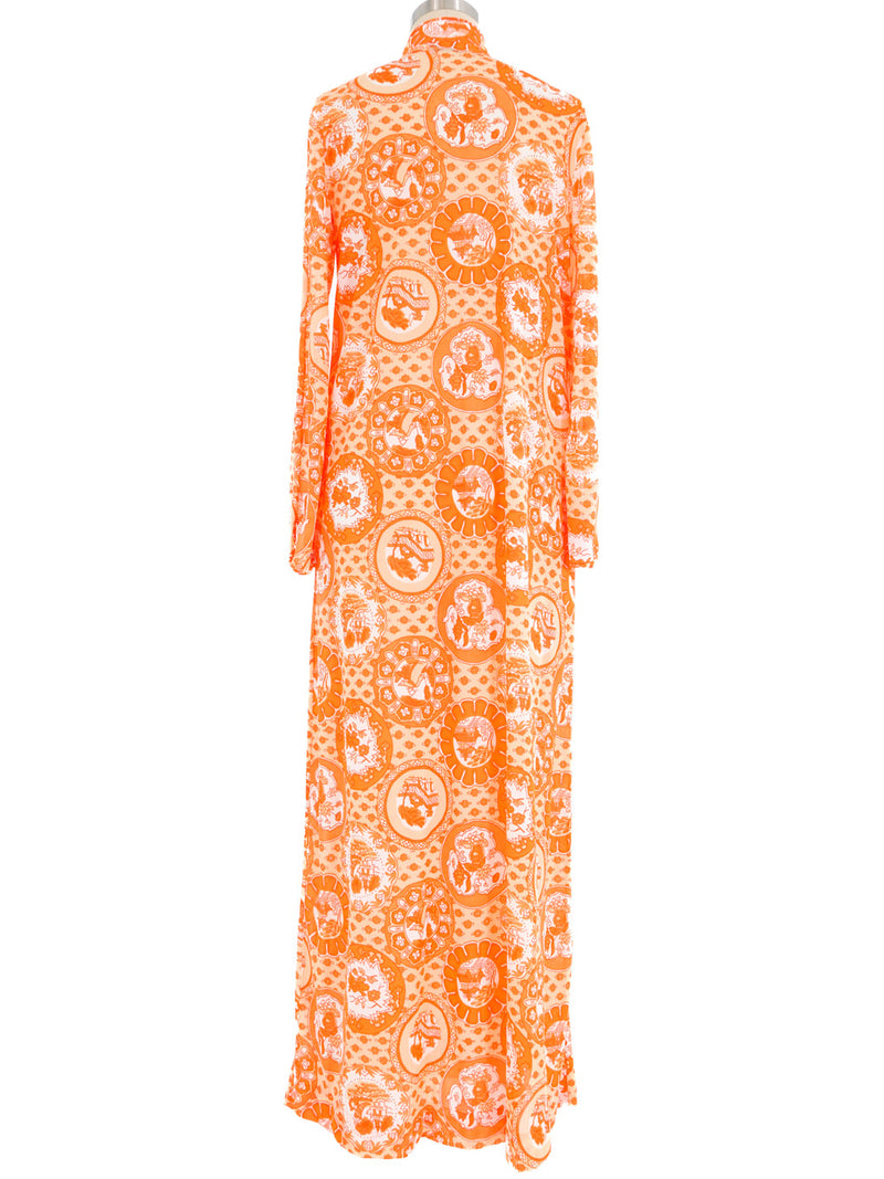 Donald Brooks Novelty Printed Jersey Dress Dress arcadeshops.com