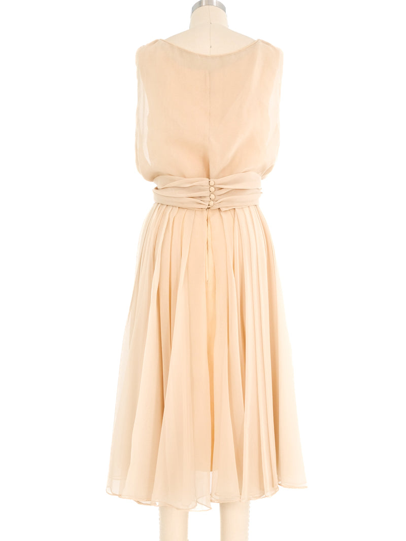 Helen Rose Crystal Accented Chiffon Dress Dress arcadeshops.com