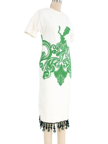 2011 Prada Chiquita Embroidered Dress