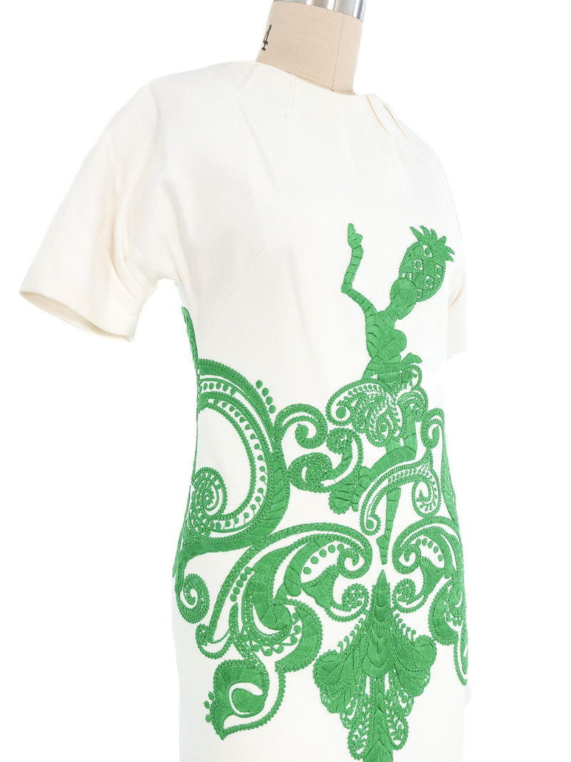 2011 Prada Chiquita Embroidered Dress Dress arcadeshops.com