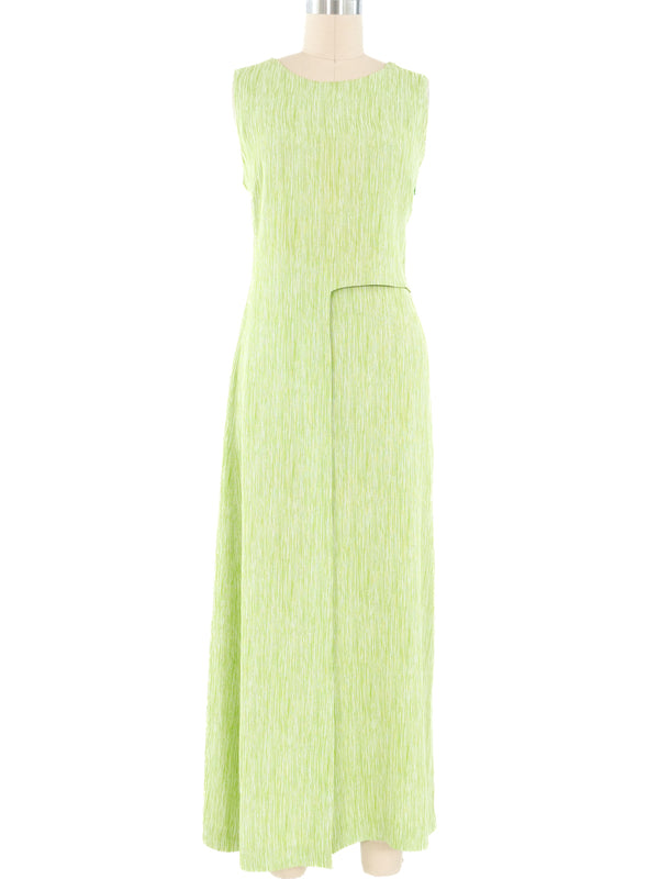 Moschino Cheap and Chic Pistachio Asymmetrical Skirt Ensemble Suit arcadeshops.com