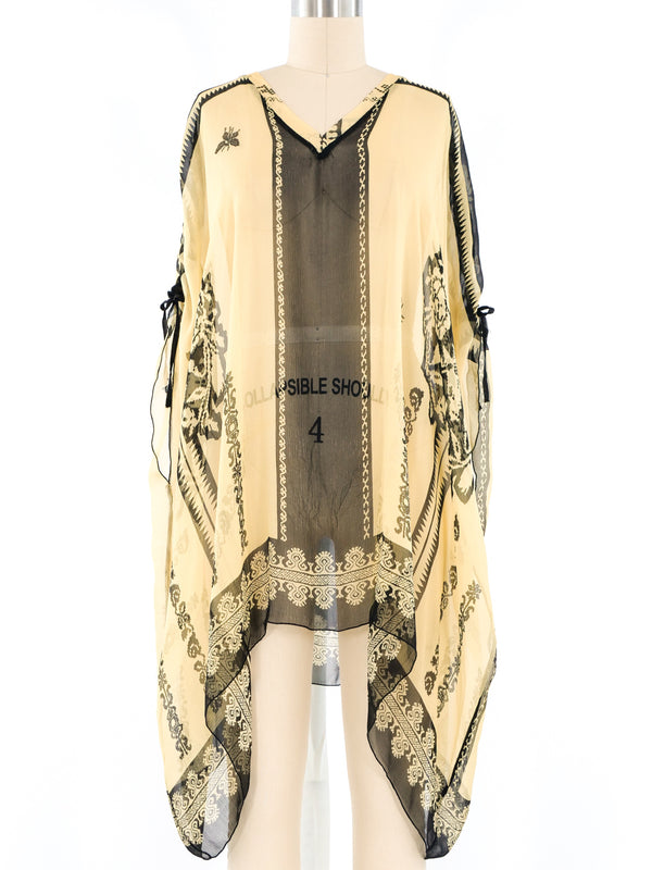 Jean Paul Gaultier Silk Chiffon Top Top arcadeshops.com