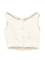 1990s Dries Van Noten Beaded Top Top arcadeshops.com