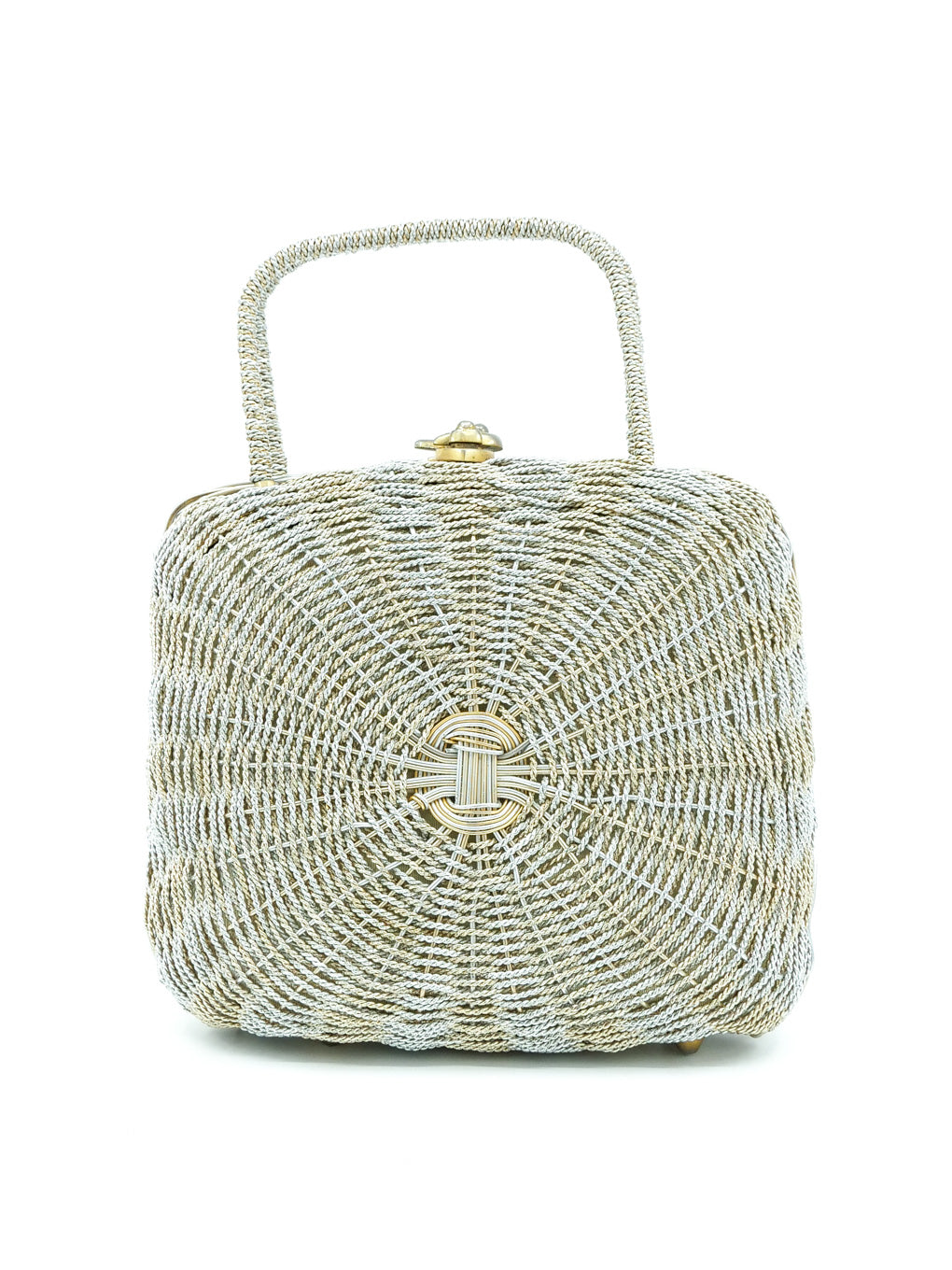 Koret Metallic Basket Bag