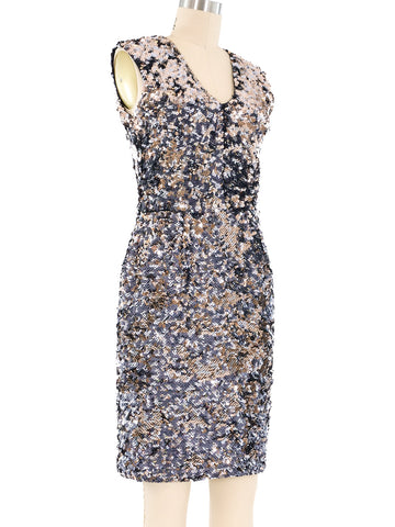 Christian Dior Sequin Cocktail Dress Christian Dior Sequin Cocktail Dress