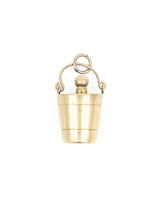9k Gold Champagne Bucket Charm Fine Jewelry arcadeshops.com