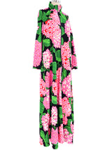 Floral Zip Front Caftan Dress arcadeshops.com