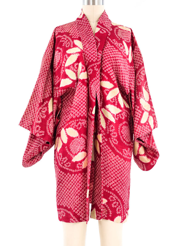Berry Tie Dye Printed Kimono Jacket arcadeshops.com