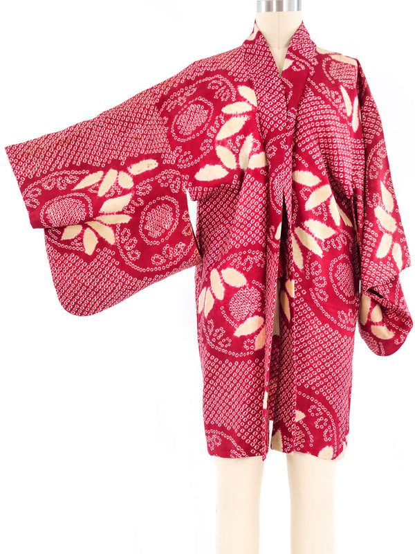 Berry Tie Dye Printed Kimono Jacket arcadeshops.com