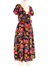 Deadstock Oscar De La Renta Floral Print Dress Dress arcadeshops.com