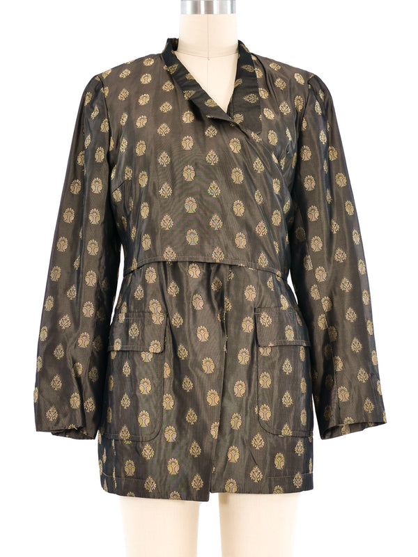 Dries Van Noten Bronze Wrap Jacket Jacket arcadeshops.com