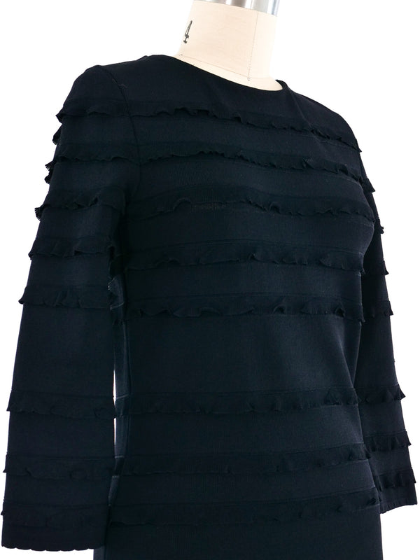 Christian Dior Ribbed Knit Dress Dress arcadeshops.com