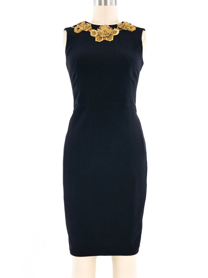 Alexander McQueen Beaded Collar Dress Dress arcadeshops.com