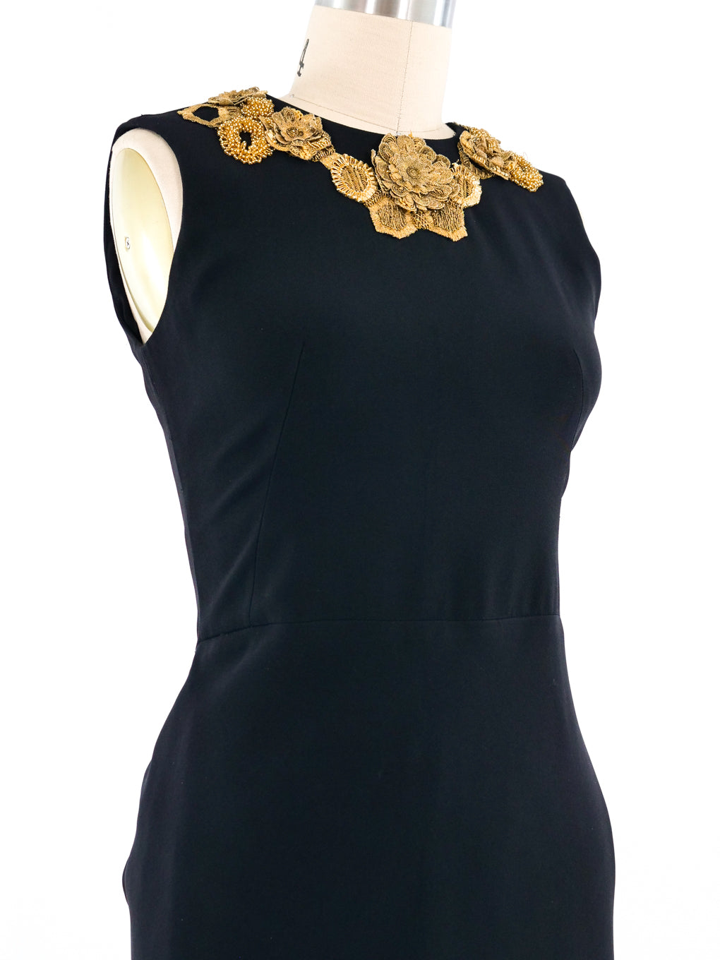Alexander McQueen Beaded Collar Dress