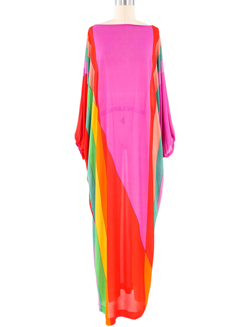 Rainbow Printed Jersey Dress Dress arcadeshops.com