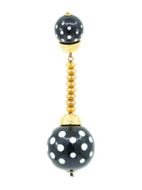 Polka Dot Ball Drop Earrings Jewelry arcadeshops.com