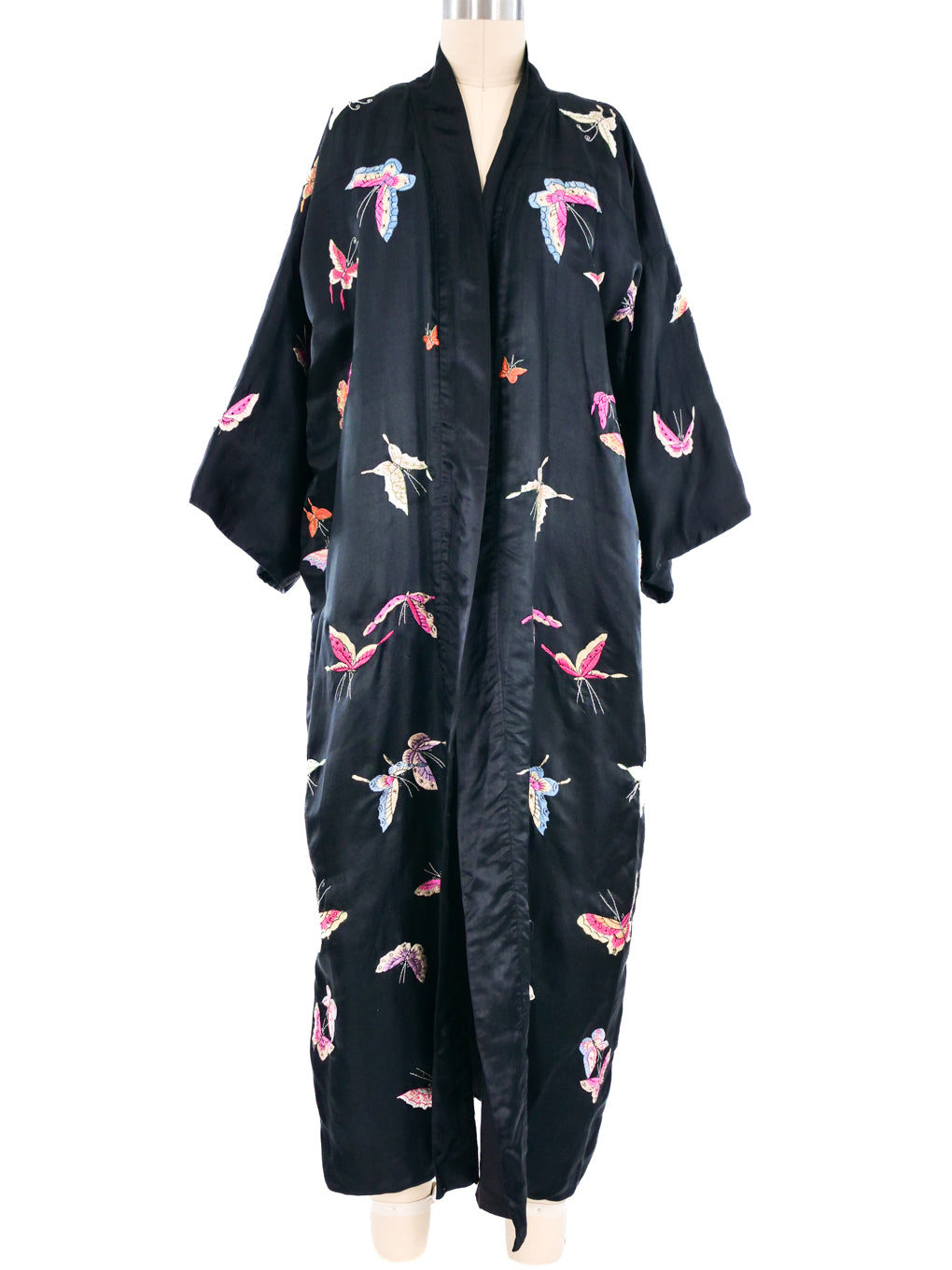 Silk Butterfly Embroidered Robe