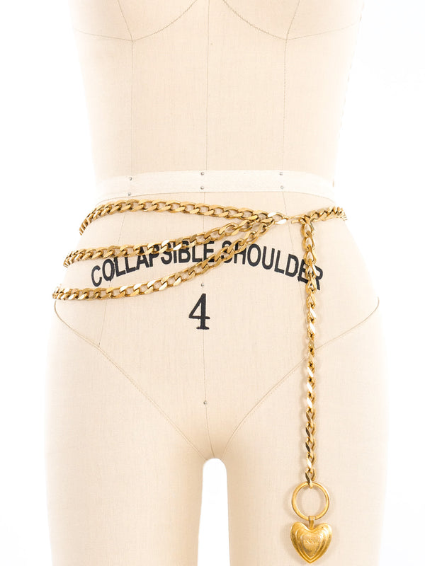 Escada Curb Chain Swag Belt Accessory arcadeshops.com