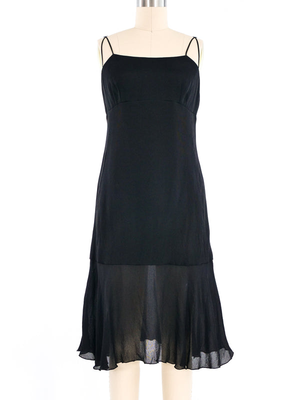Chanel Black Silk Cross Back Dress Dress arcadeshops.com