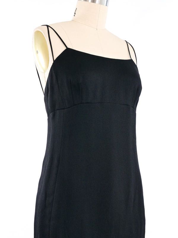 Chanel Black Silk Cross Back Dress Dress arcadeshops.com