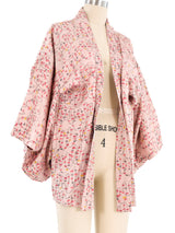 Scribble Printed Haori Kimono Jacket arcadeshops.com