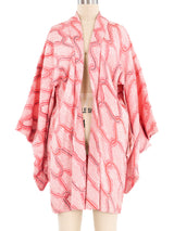 Rose Shibori Haori Kimono Jacket arcadeshops.com