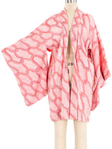 Rose Shibori Haori Kimono Jacket arcadeshops.com