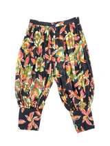 Floral Cotton Gauze Cropped Pants Bottom arcadeshops.com