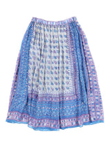 Ritu Kumar Indian Printed Silk Skirt Bottom arcadeshops.com