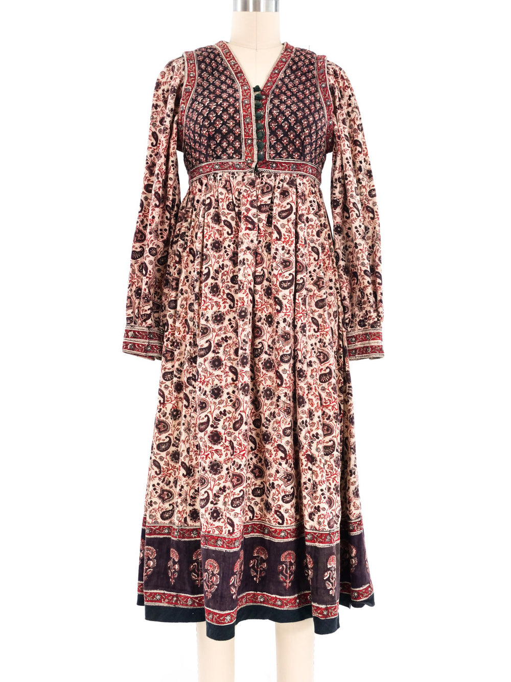 Block Printed Cotton Indian Dress