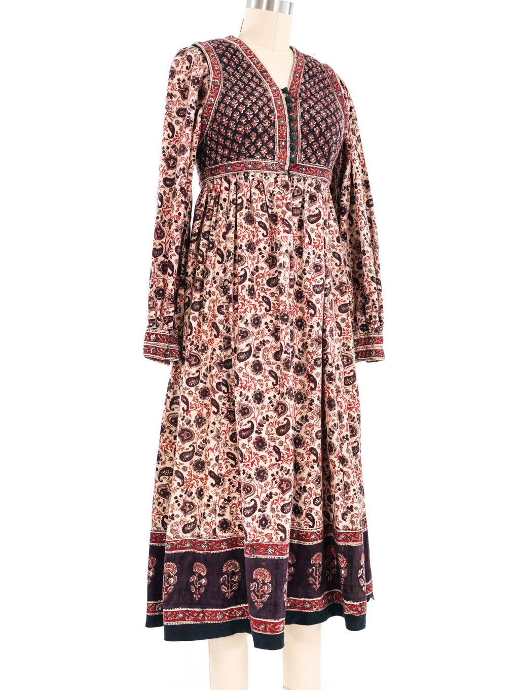 【近年モデル】 サラマリカ Cotton Block Pattern Dress サラマリカ Cotton Block Pattern Dress