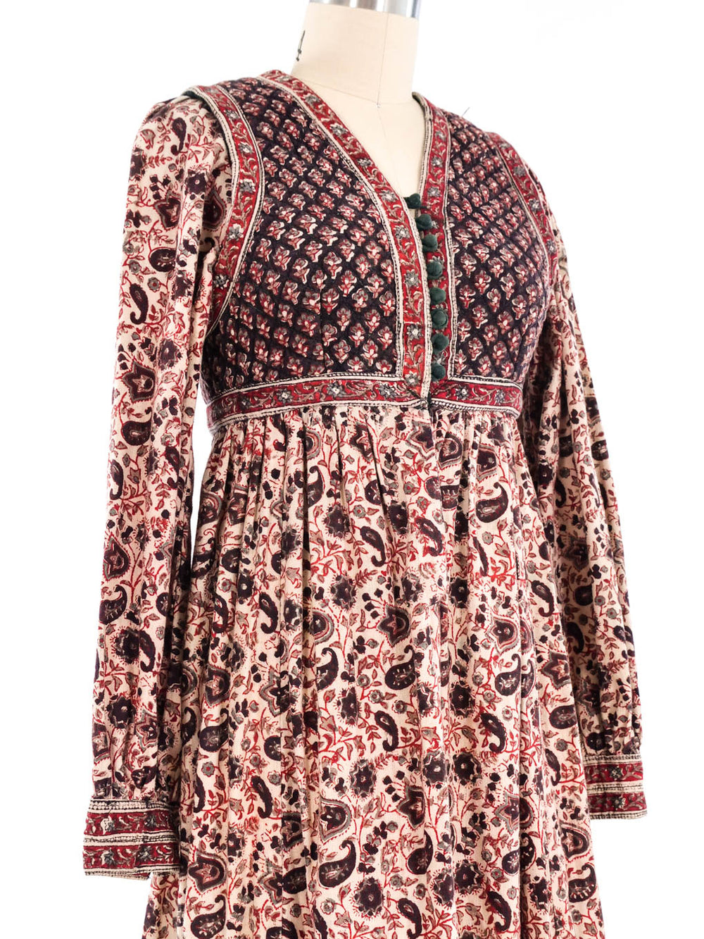 Block Printed Cotton Indian Dress