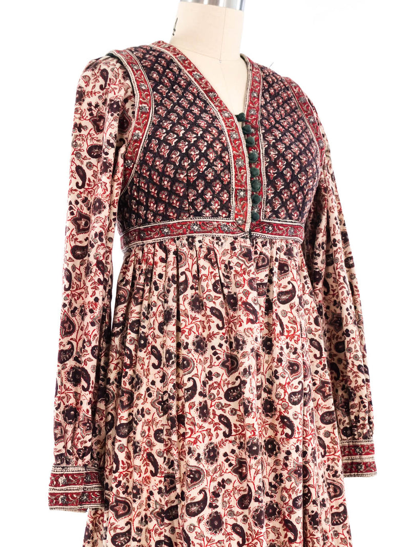 Block Printed Cotton Indian Dress Block Printed Cotton Indian Dress